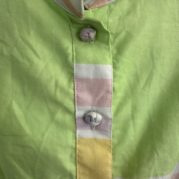 Catherine Ogust for Penthouse Gallery Signature Shirt Dress Womens Small? Pastel - Picture 4 of 7